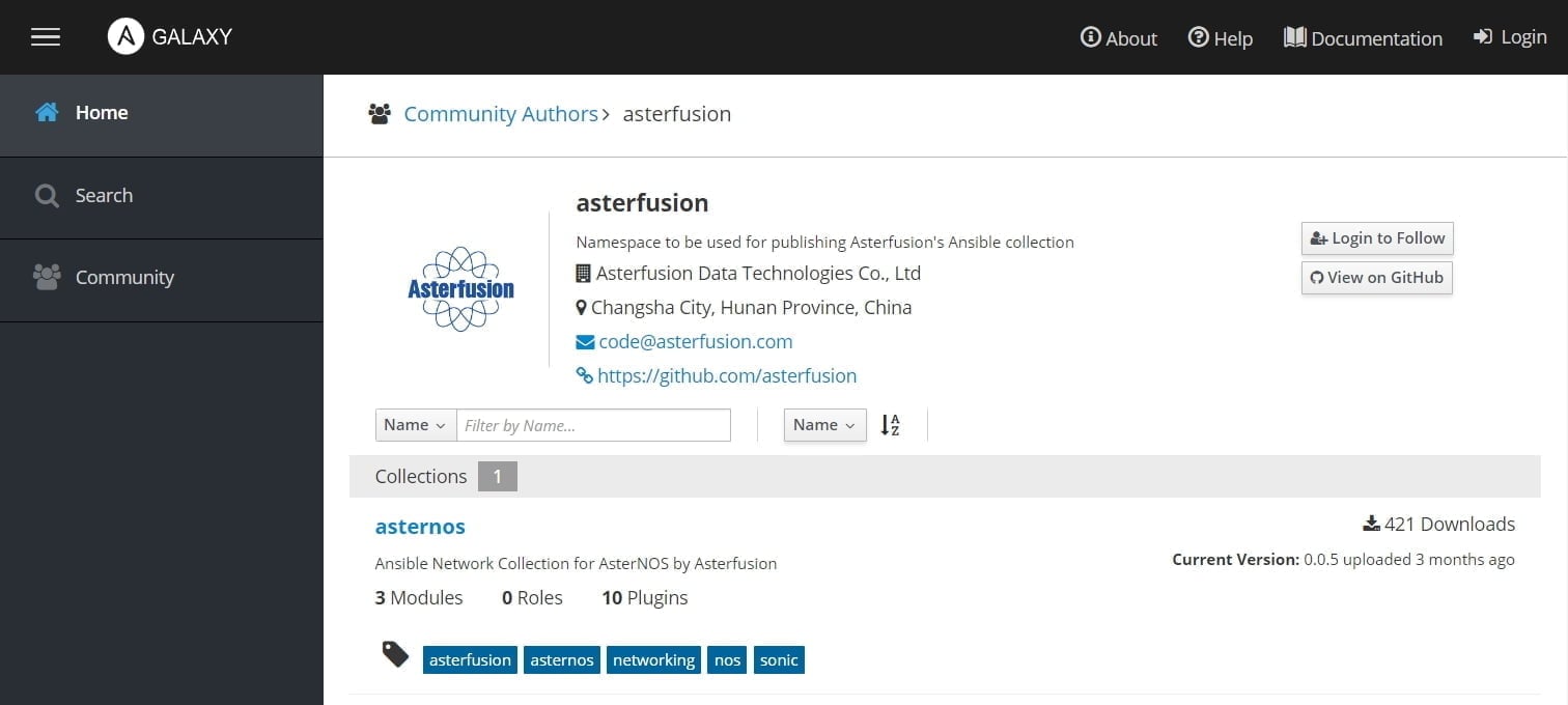 Asterfusion Provides Official Ansible Plugin For Its Enterprise SONiC ...