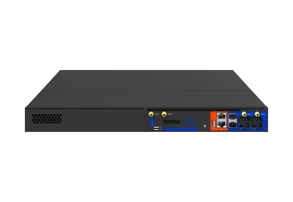 Full view of Asterfusion ET3608-2P2S ARM-based hardware gateway for SD-WAN and edge computing.