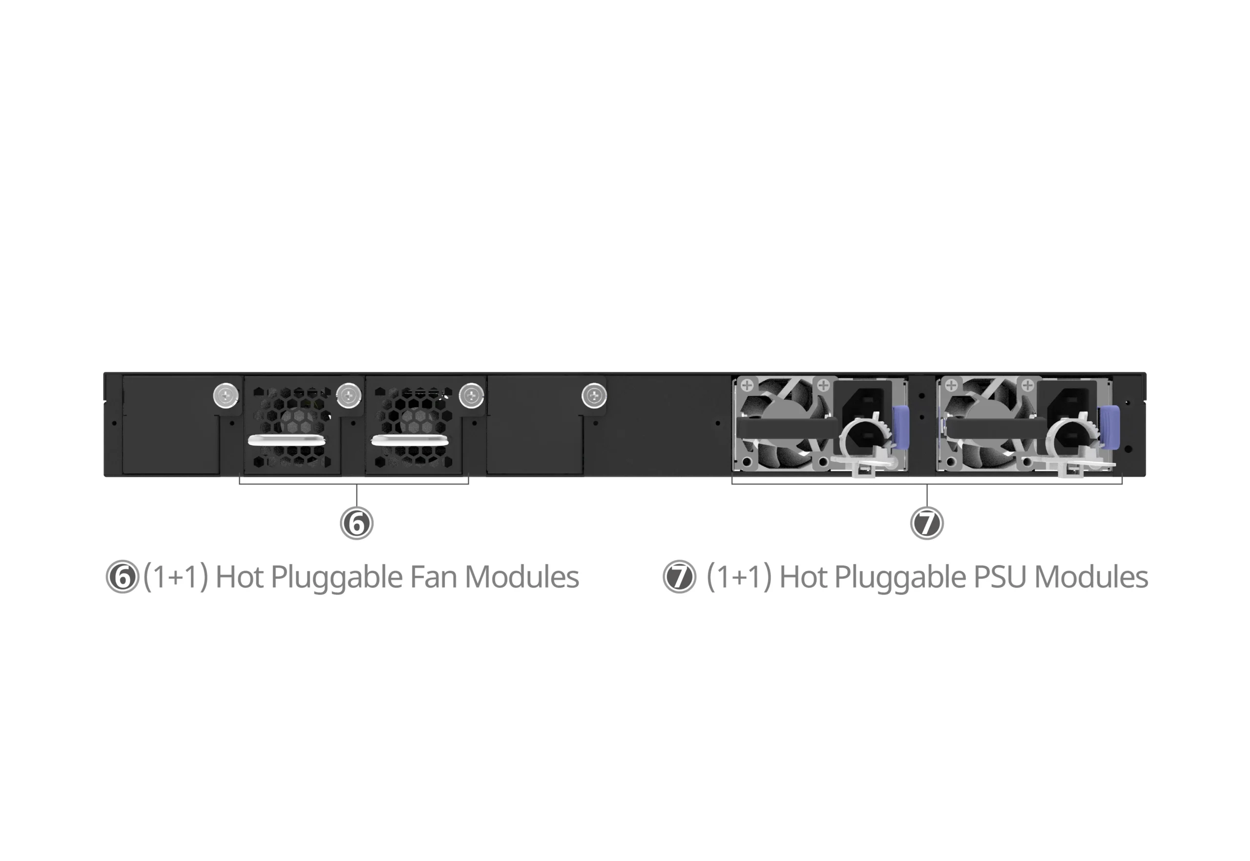 Rear view of Asterfusion ET3608-2P2S hardware showing redundant power supplies for data center deployment.