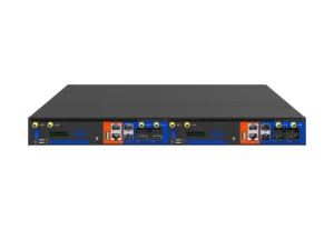 Full view of Asterfusion ET3616-4P4S 100G open hardware gateway designed for 5G edge computing nodes.