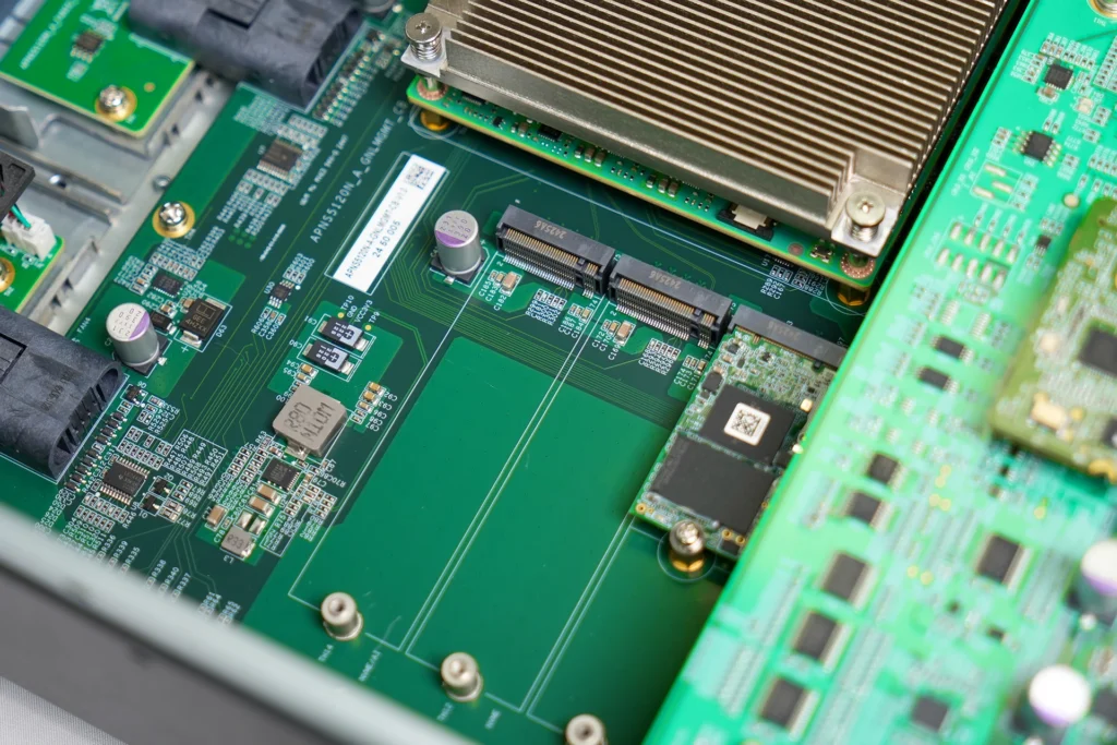 NVMe and M.2 SATA slots