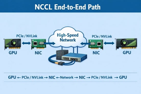 NCCL end-to-end PATH