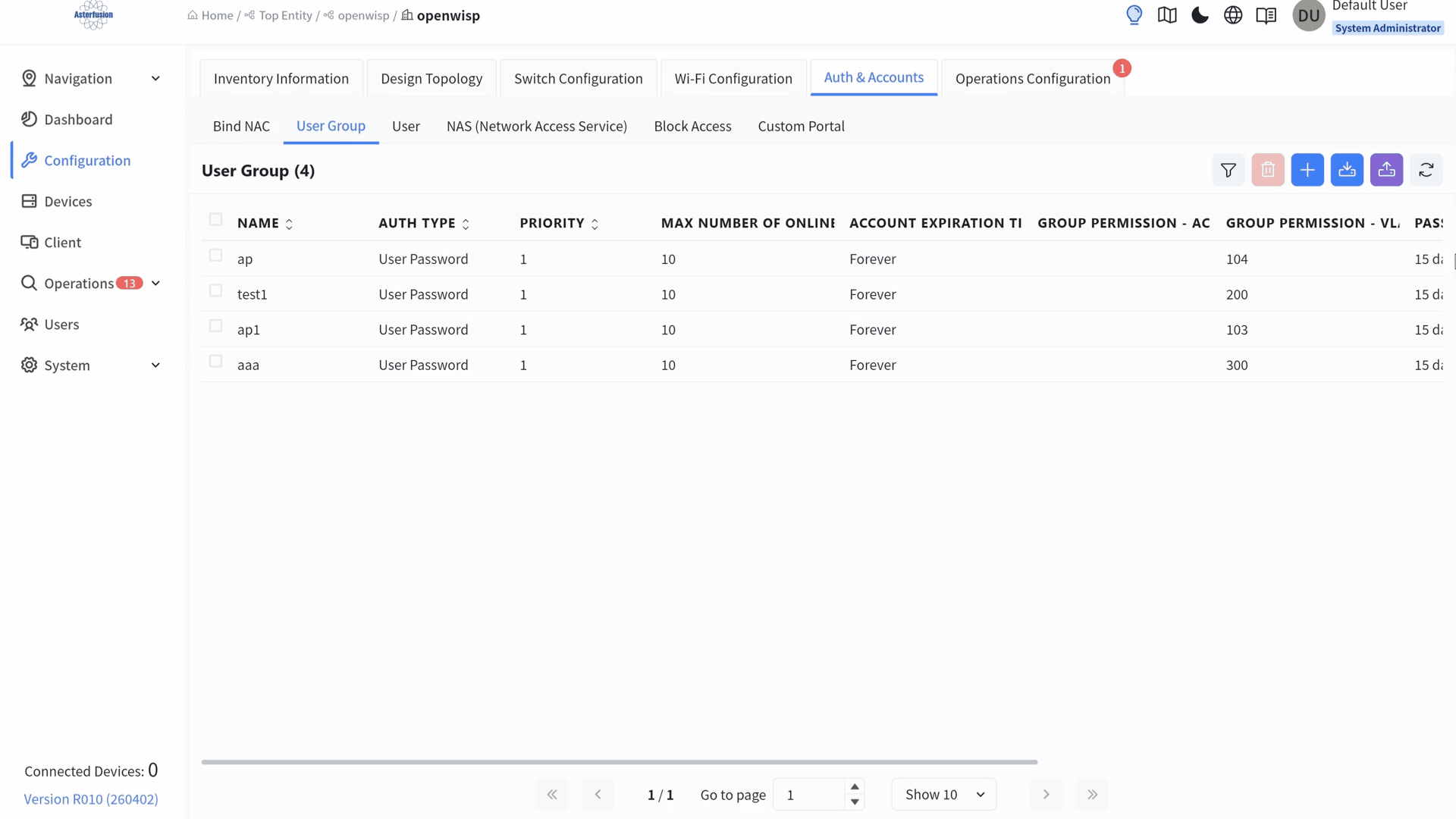 asteria-openwifi-controller-built-in-aaa-server-authentication-authorization-accounting-ui-demo
