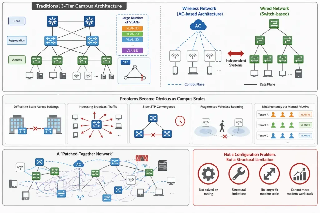 Problem-with-Traditional-Campus-Networks