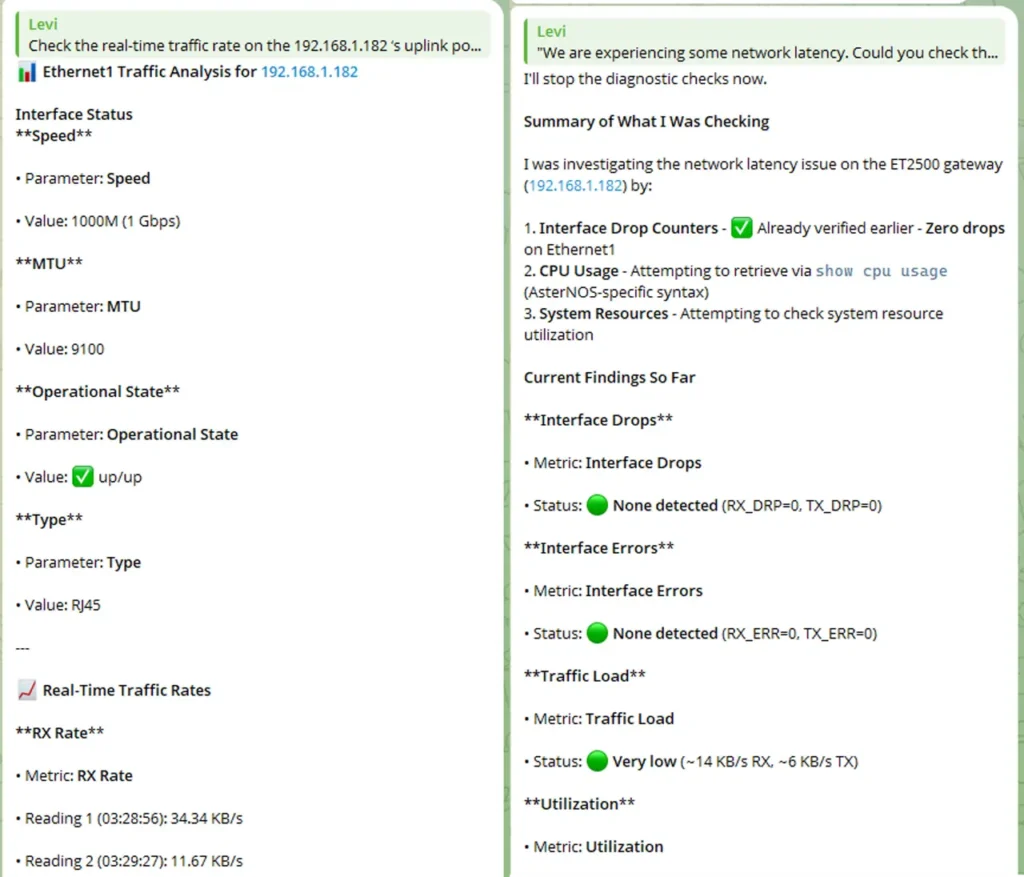 conversational assistant sample for AIops Platform