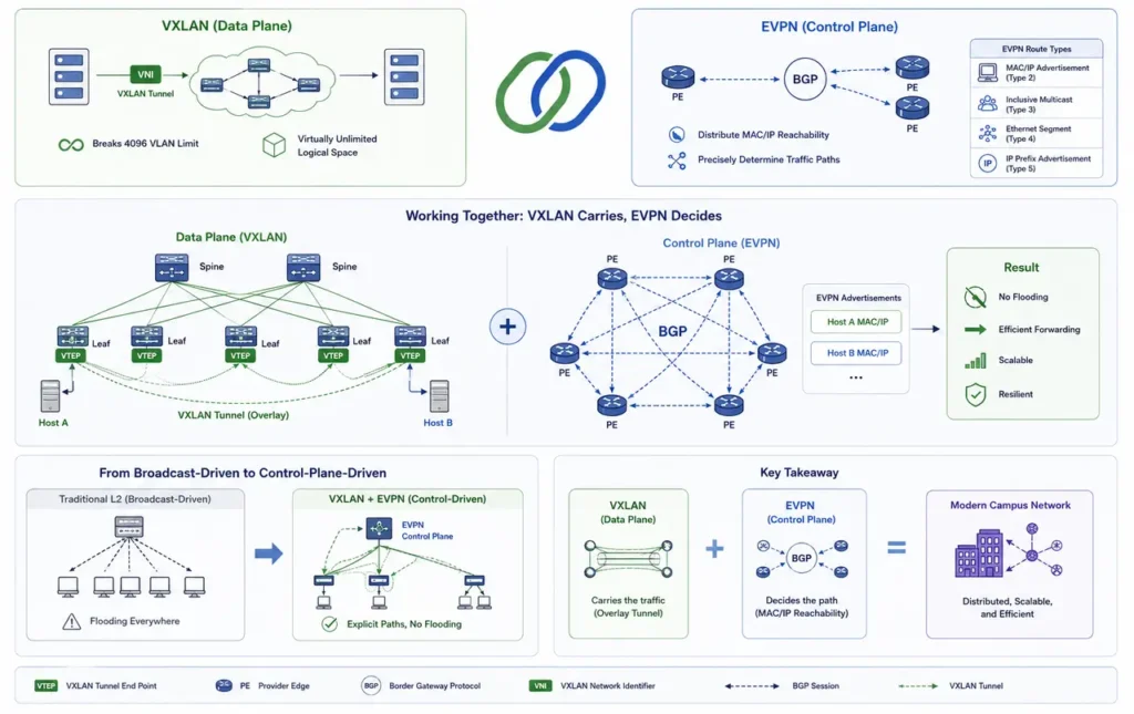 Core Mechanism The-VXLAN-EVPN-Duo