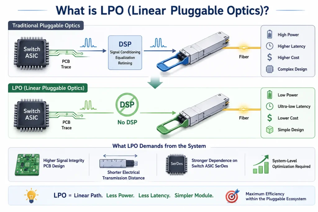 What is LPO (Linear Pluggable Optics)