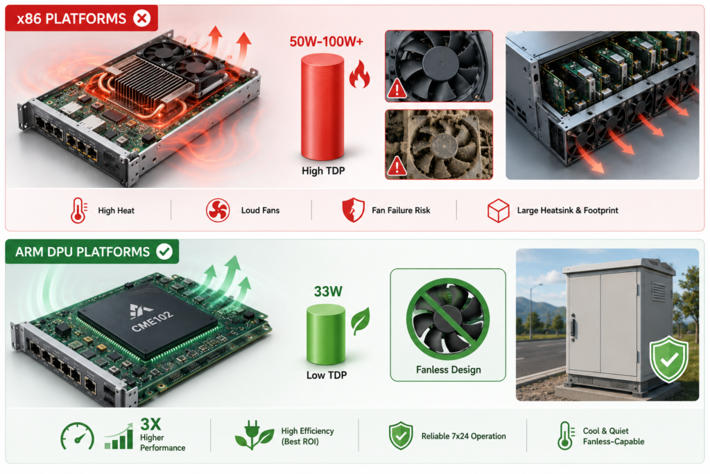 X86 and ARM TDP Power Play: